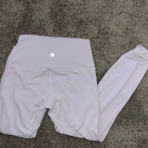 LULULEMON LAVENDER CROP LEGGINGS